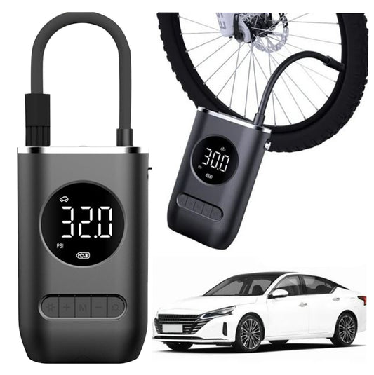 ¡Nunca más te quedes varado! Infla tus llantas en minutos con el Mini Compresor Portátil Inteligente 🚗⚡