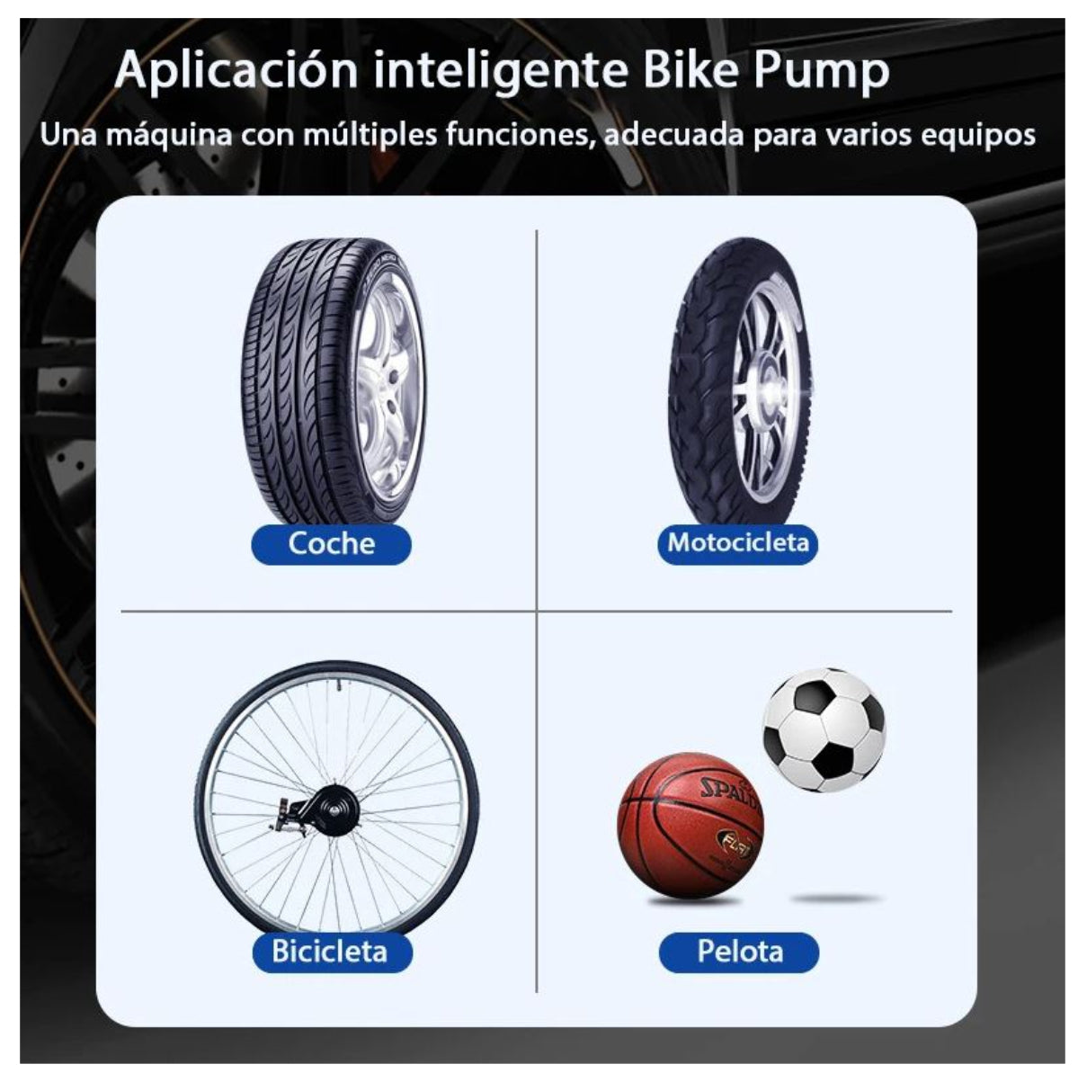¡Nunca más te quedes varado! Infla tus llantas en minutos con el Mini Compresor Portátil Inteligente 🚗⚡